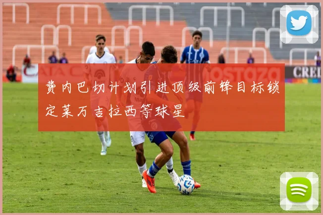 费内巴切计划引进顶级前锋目标锁定莱万吉拉西等球星
